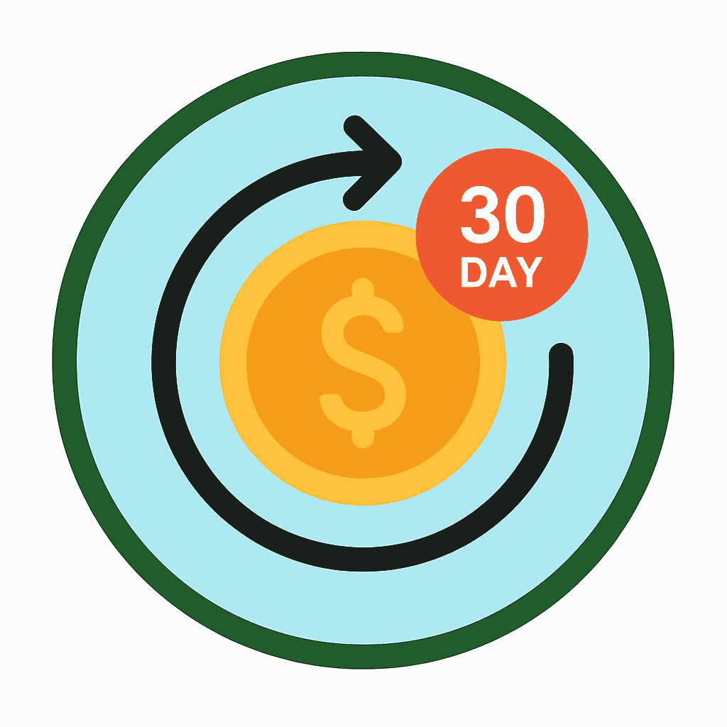 30-day Money-back Guarantee